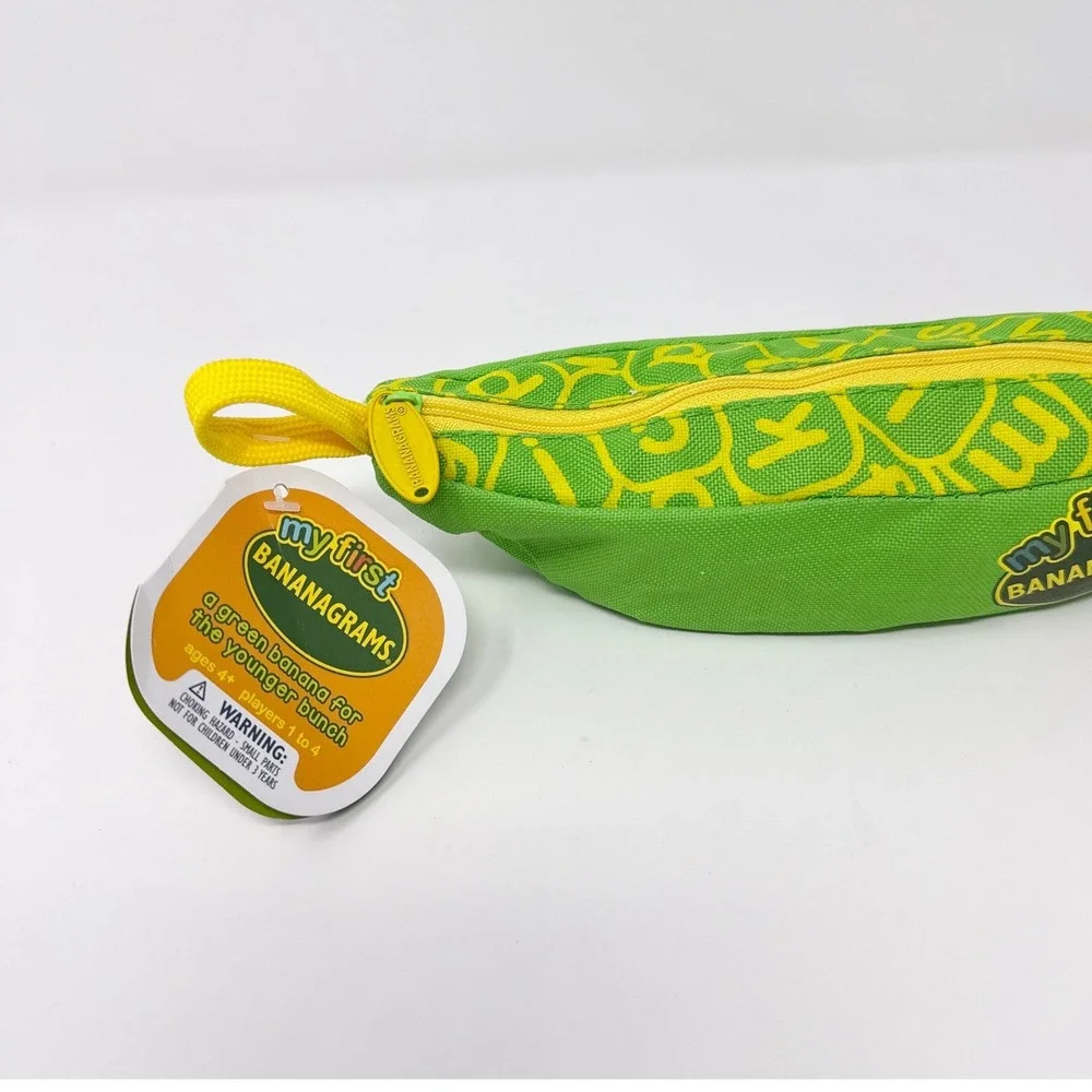 My First Bananagrams Word Tile Game Young Reading Skills Letters Smart Kid Game